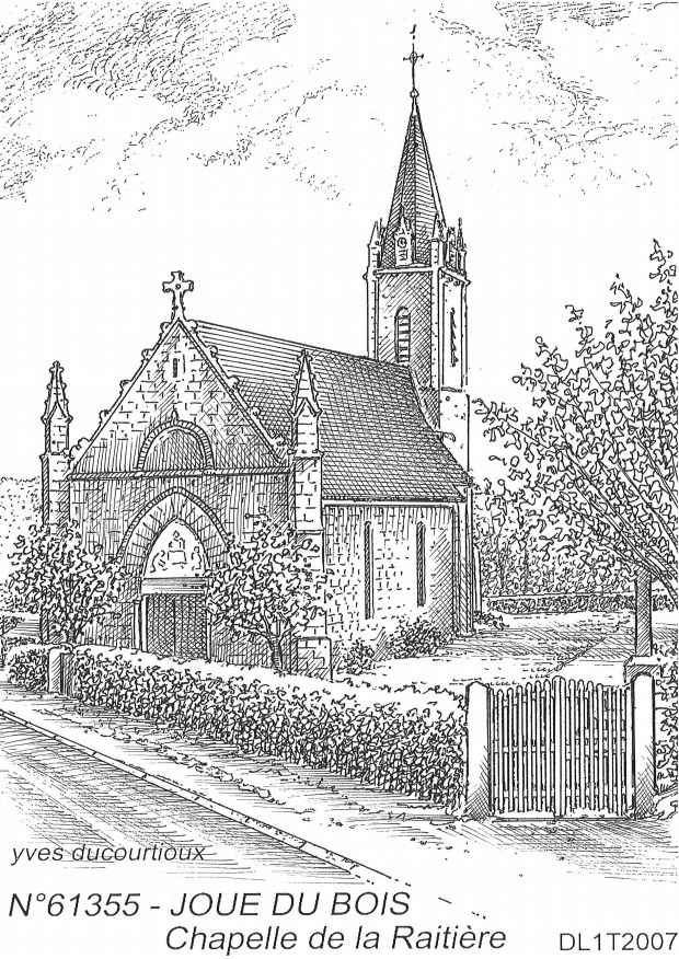 N 61355 - JOUE DU BOIS - chapelle de la raiti�re