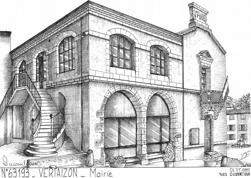 N 63193 - VERTAIZON - mairie