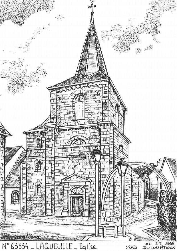 N 63334 - LAQUEUILLE - �glise