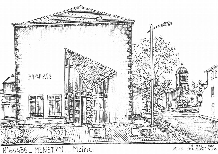 N 63435 - MENETROL - mairie