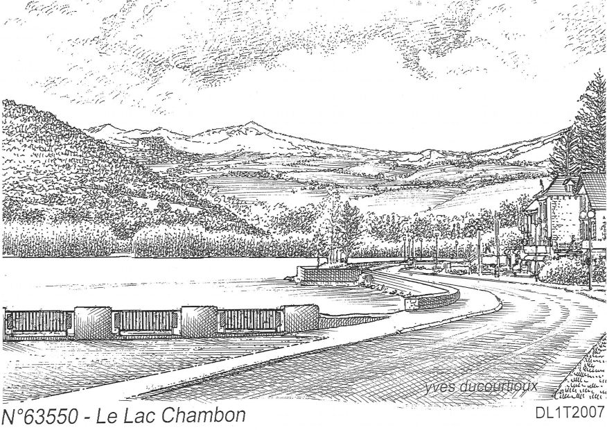 N 63550 - CHAMBON SUR LAC - lac