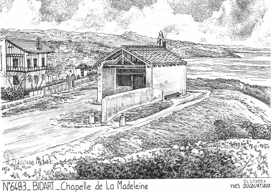N 64083 - BIDART - chapelle de la madeleine