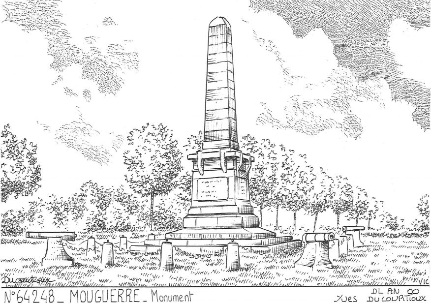 N 64248 - MOUGUERRE - monument