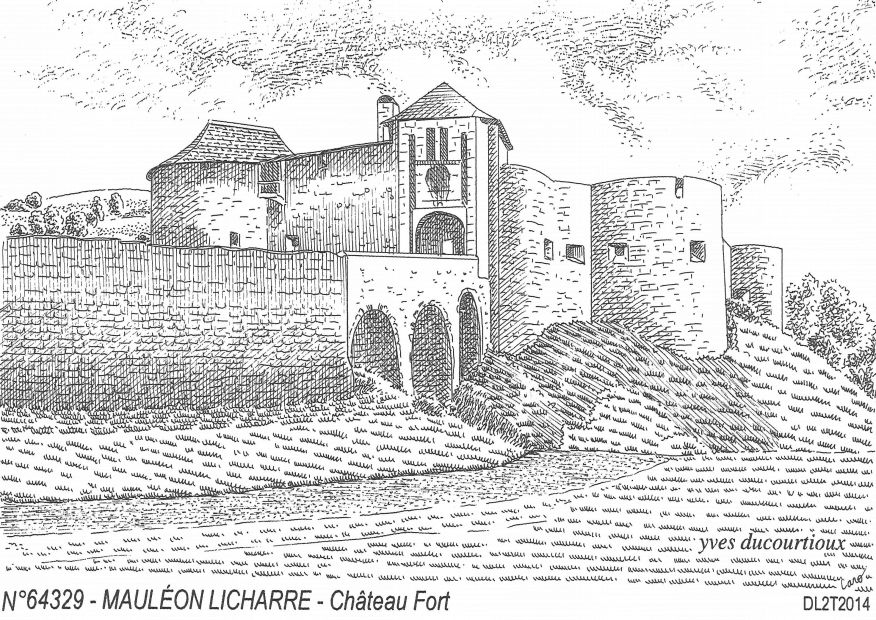 N 64329 - MAULEON LICHARRE - ch�teau fort