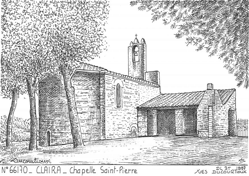 N 66170 - CLAIRA - chapelle st pierre