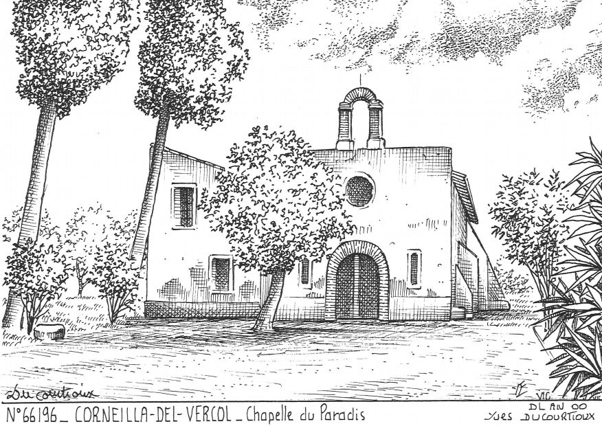 N 66196 - CORNEILLA DEL VERCOL - chapelle du paradis