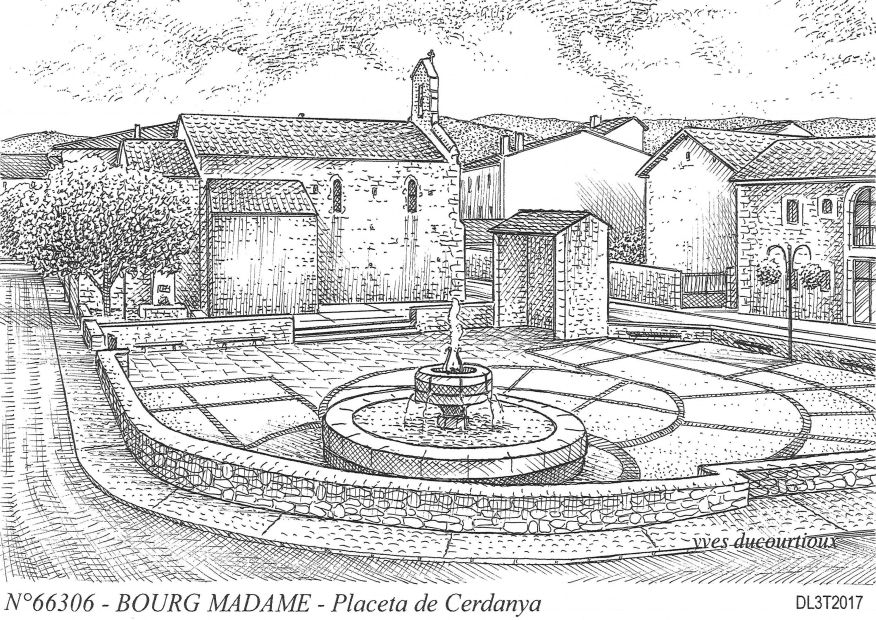 N 66306 - BOURG MADAME - placeta de cerdanya