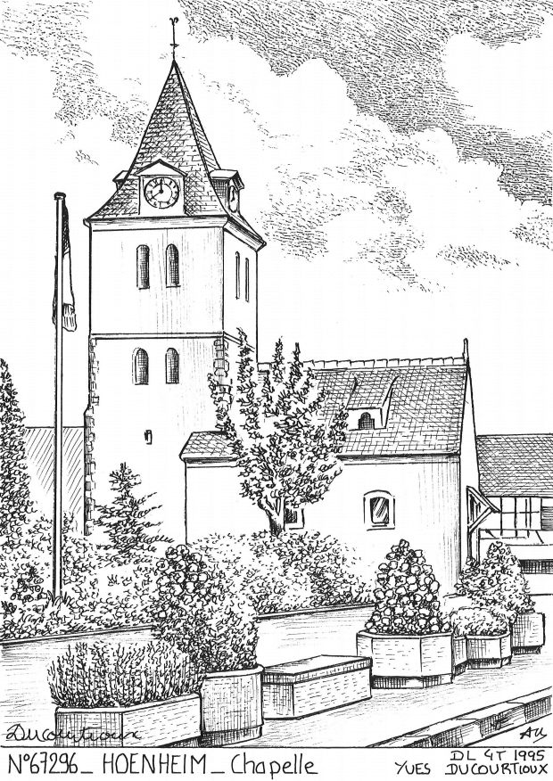 N 67296 - HOENHEIM - chapelle
