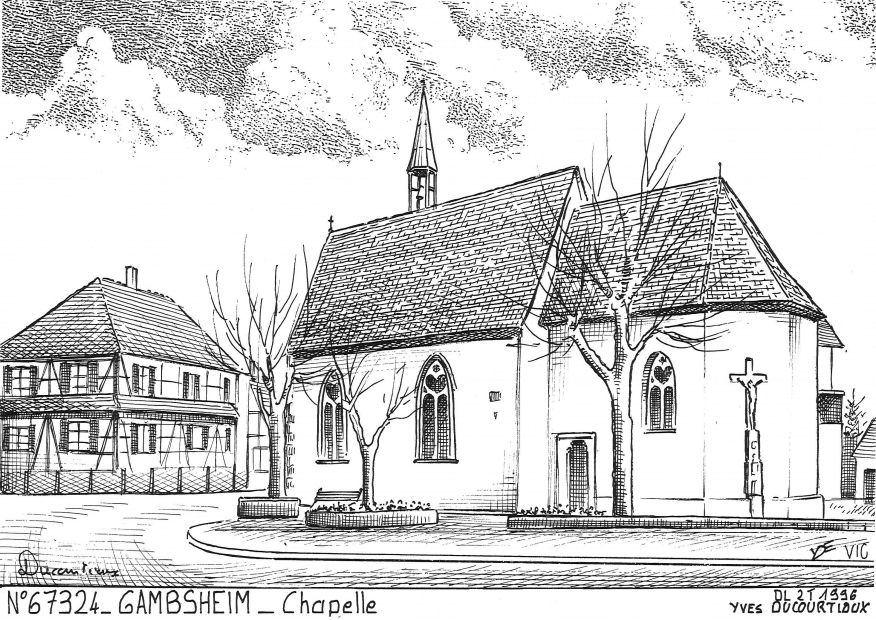 N 67324 - GAMBSHEIM - chapelle
