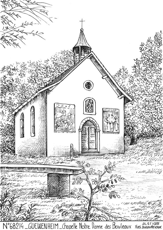 N 68214 - GUEWENHEIM - chapelle notre dame des boulea