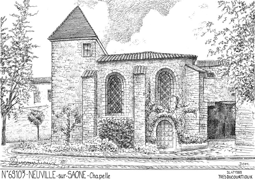 N 69103 - NEUVILLE SUR SAONE - chapelle