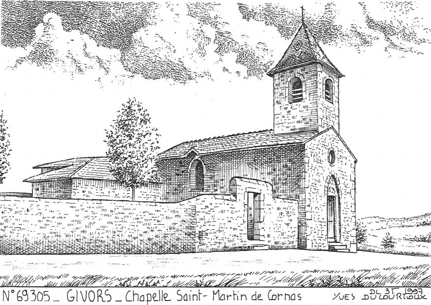 N 69305 - GIVORS - chapelle st martin de cornas