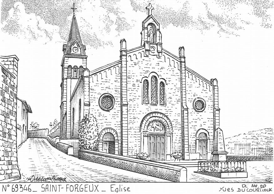N 69346 - ST FORGEUX - �glise