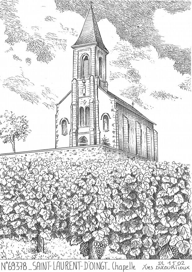 N 69378 - ST LAURENT D OINGT - chapelle