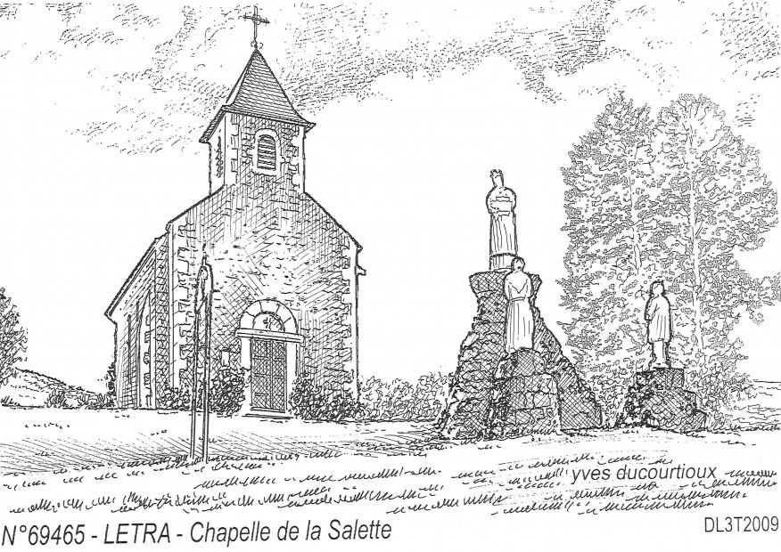 N 69465 - LETRA - chapelle de la salette