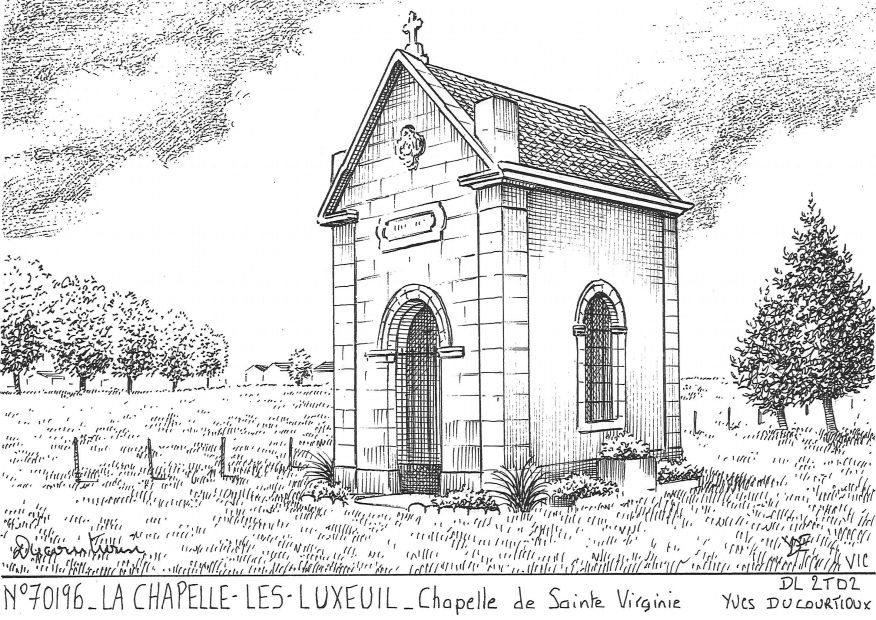 N 70196 - LA CHAPELLE LES LUXEUIL - chapelle de ste virginie