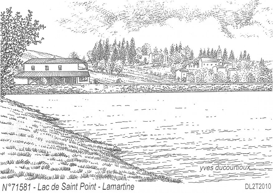 N 71581 - ST POINT - lac de st point  lamartine