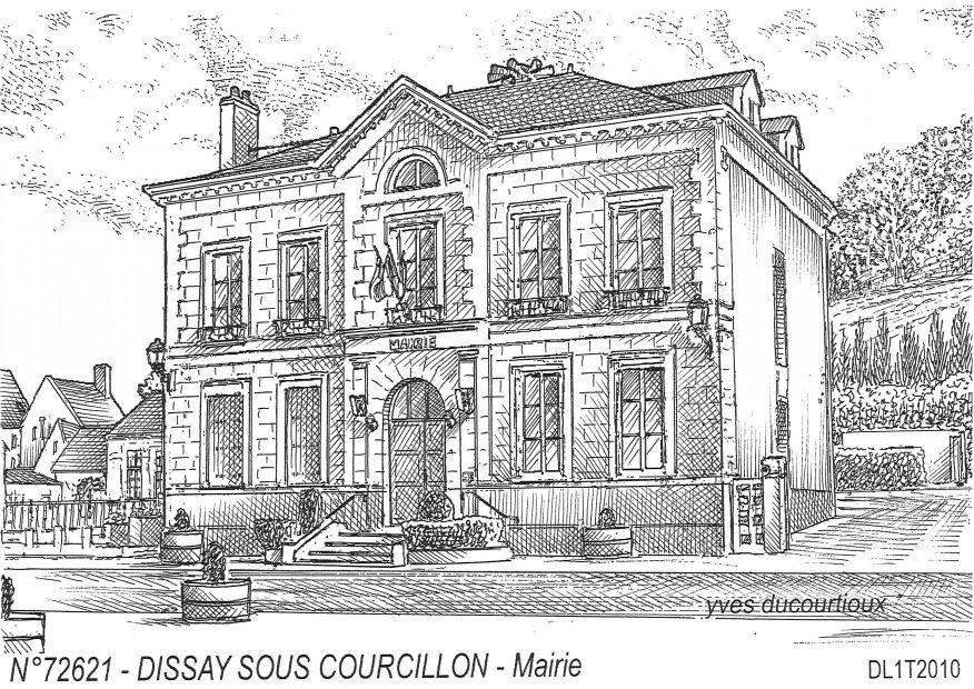 N 72621 - DISSAY SOUS COURCILLON - mairie