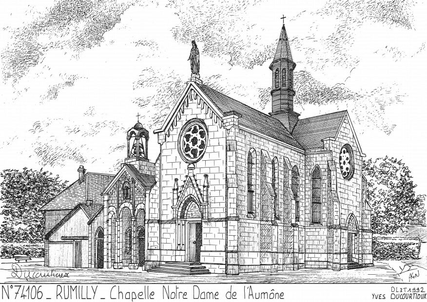 N 74106 - RUMILLY - chapelle notre dame de l aym�n
