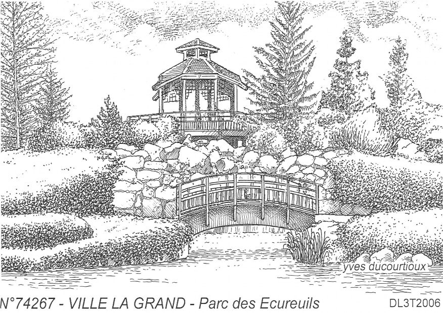 N 74267 - VILLE LA GRAND - parc des �cureuils