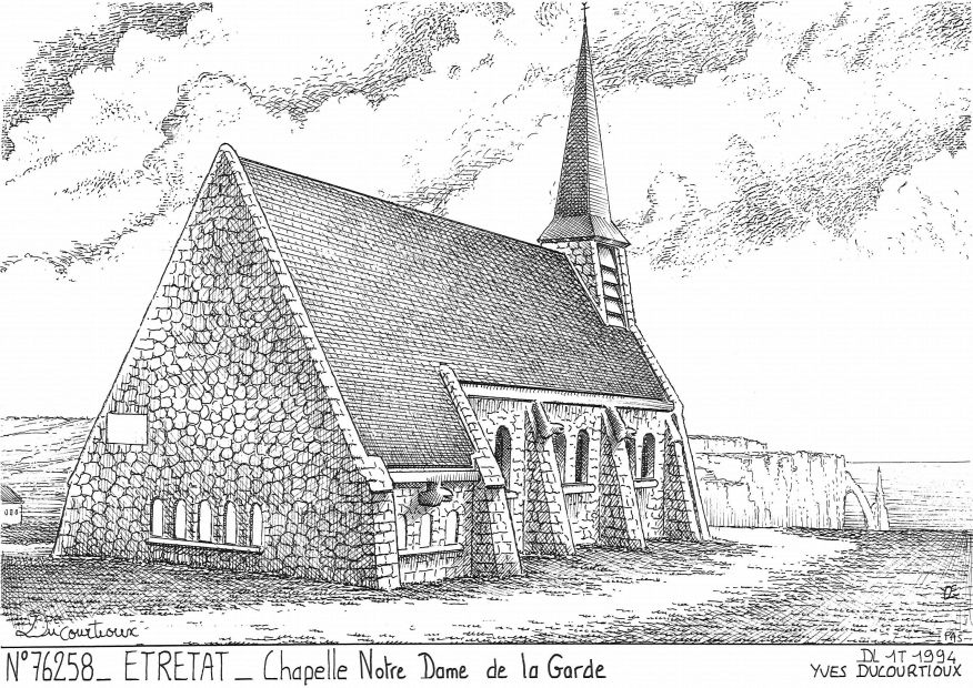 N 76258 - ETRETAT - chapelle nd de la garde