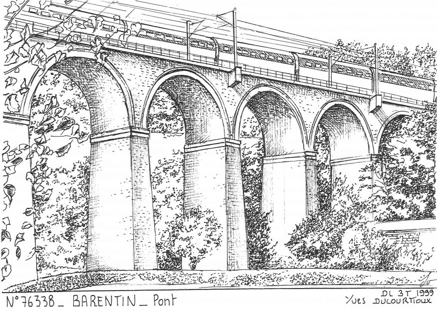 N 76338 - BARENTIN - pont