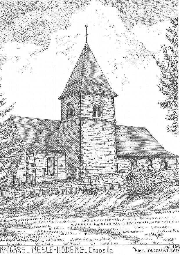 N 76385 - NESLE HODENG - chapelle