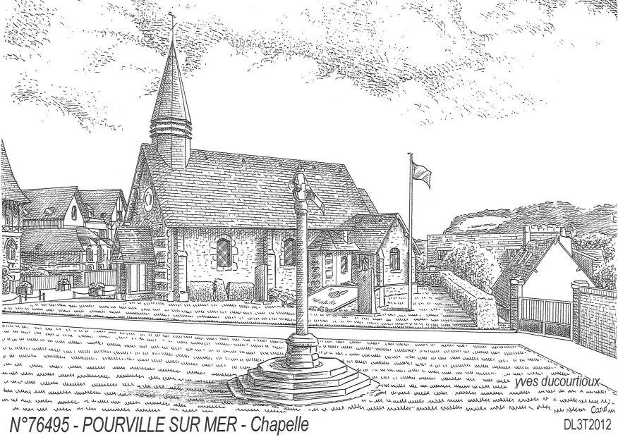 N 76495 - POURVILLE SUR MER - chapelle
