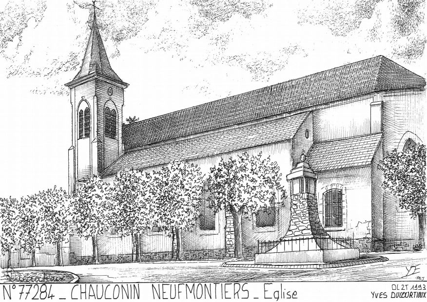 N 77284 - CHAUCONIN NEUFMONTIERS - �glise