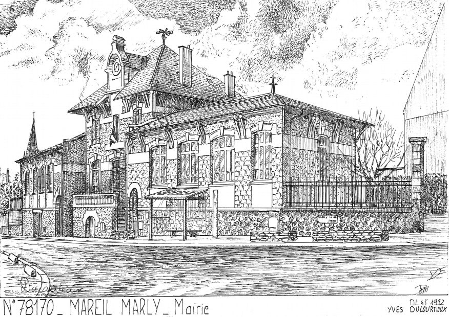N 78170 - MAREIL MARLY - mairie