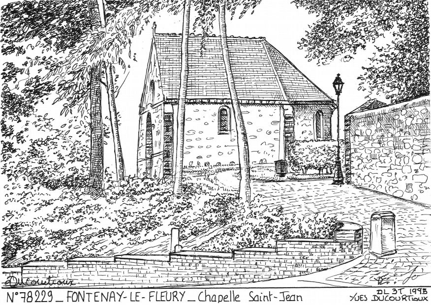 N 78229 - FONTENAY LE FLEURY - chapelle st jean