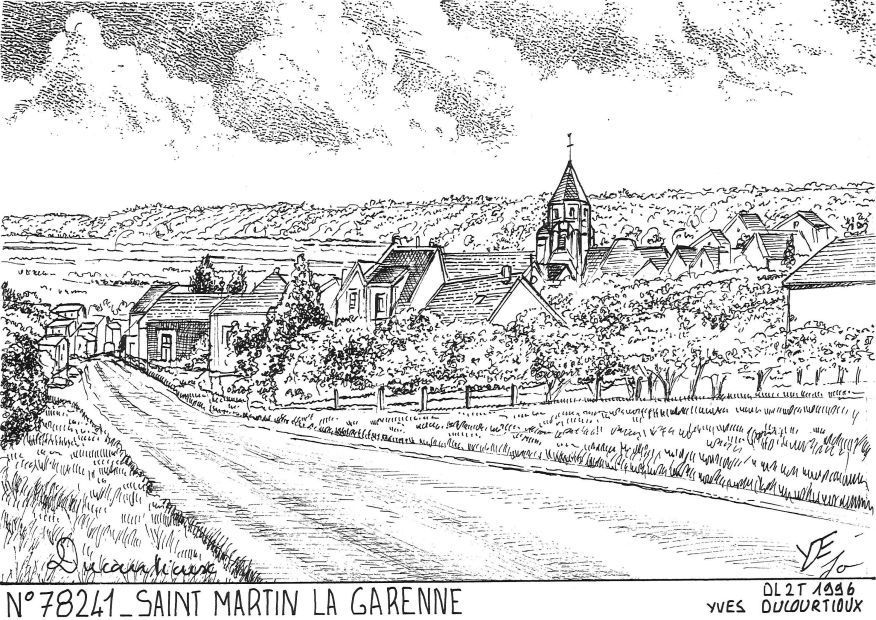 N 78241 - ST MARTIN LA GARENNE - vue