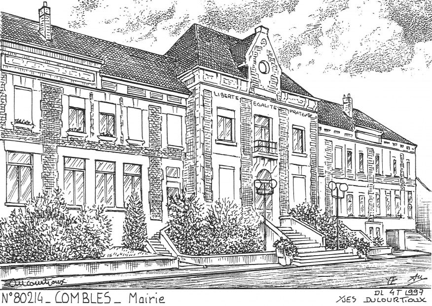 N 80214 - COMBLES - mairie