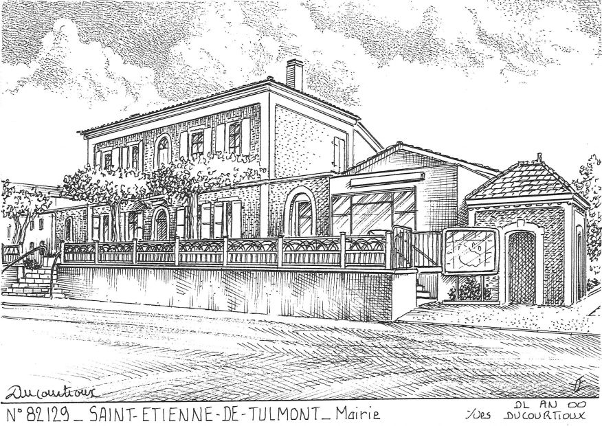 N 82129 - ST ETIENNE DE TULMONT - mairie