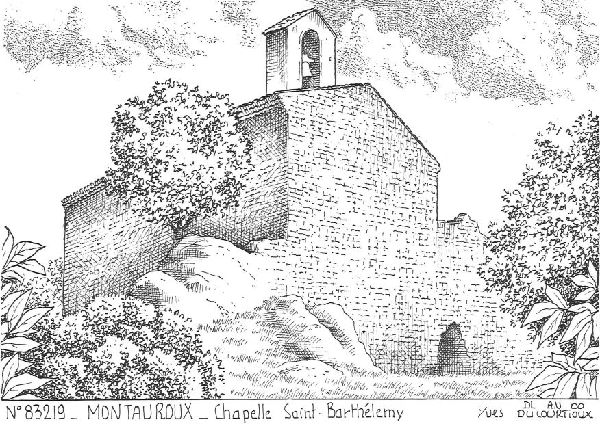 N 83219 - MONTAUROUX - chapelle st barth�l�my