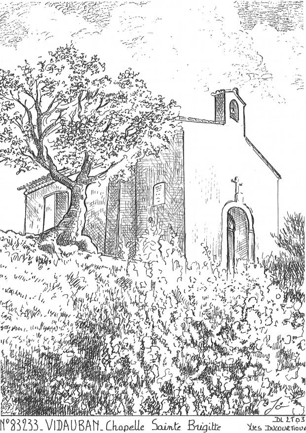 N 83233 - VIDAUBAN - chapelle ste brigitte