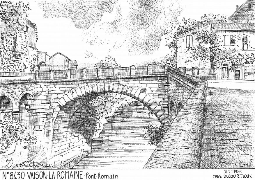 N 84030 - VAISON LA ROMAINE - pont romain