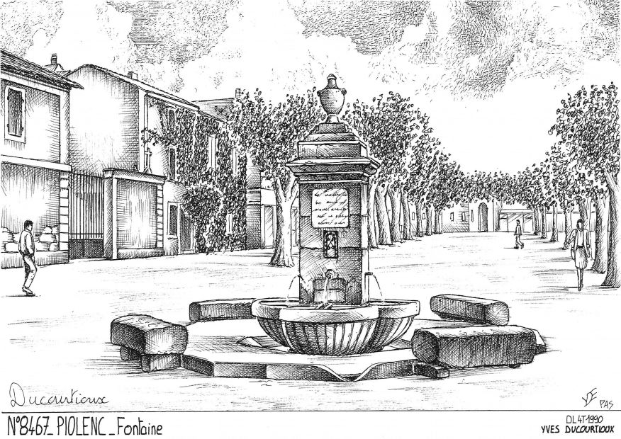 N 84067 - PIOLENC - fontaine