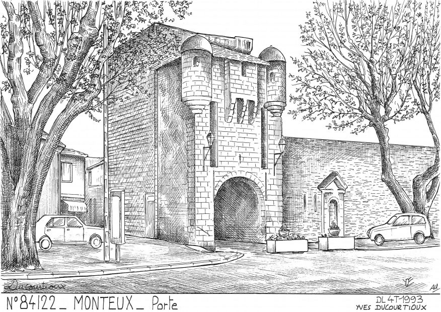 N 84122 - MONTEUX - porte