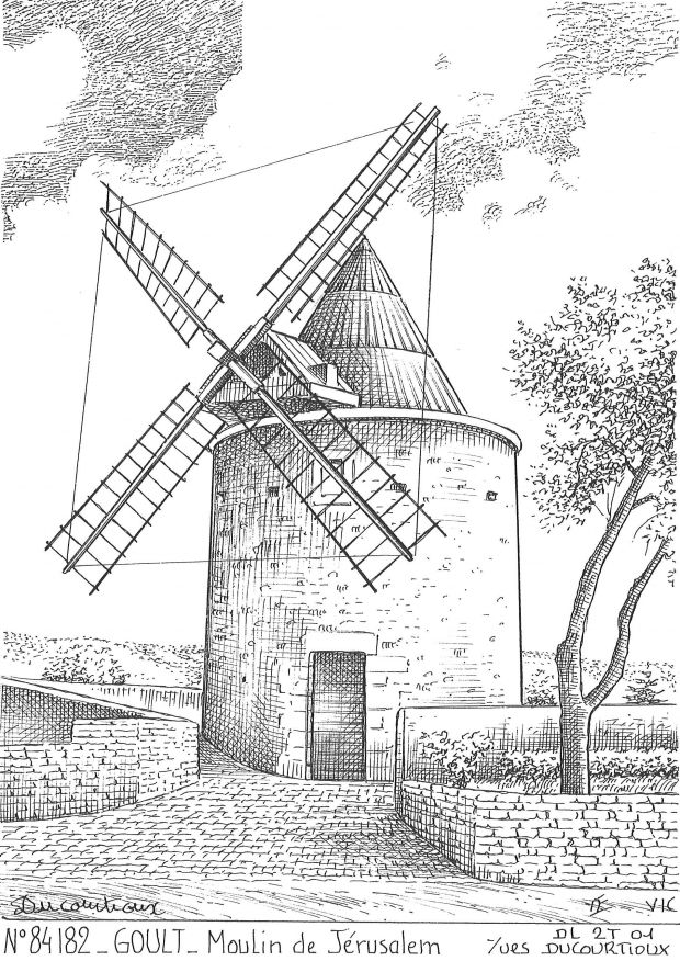 N 84182 - GOULT - moulin de j�rusalem