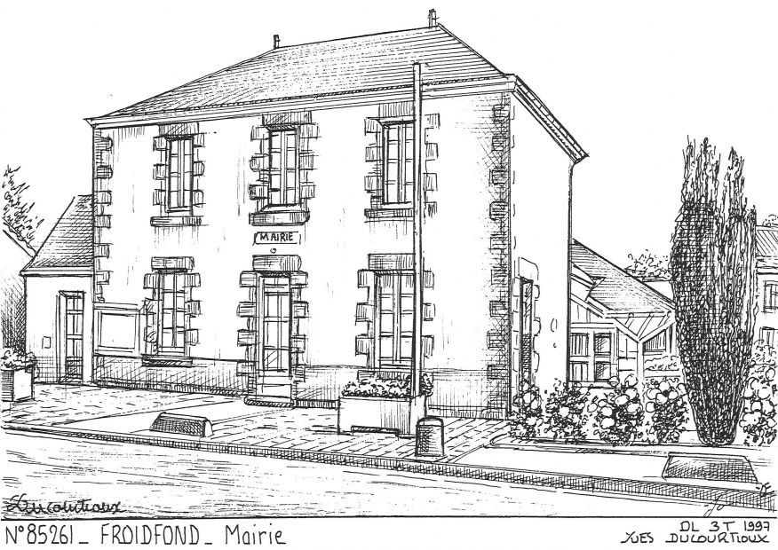 N 85261 - FROIDFOND - mairie