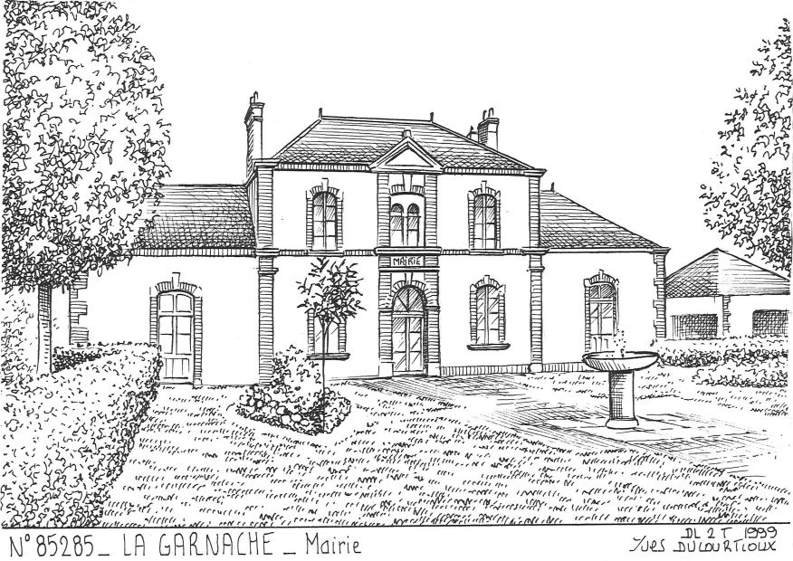N 85285 - LA GARNACHE - mairie