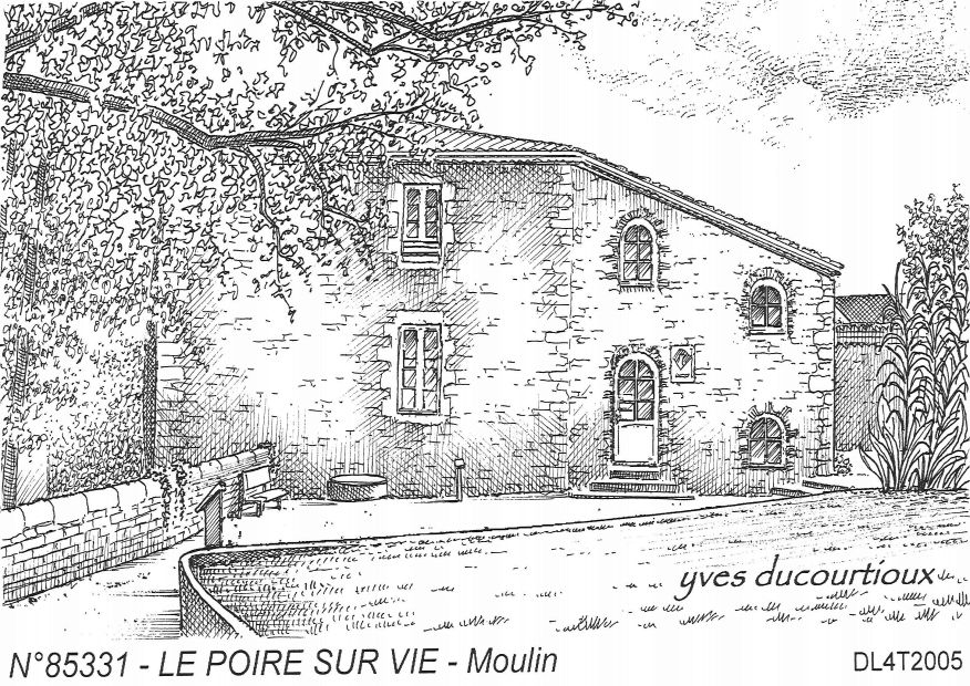 N 85331 - LE POIRE SUR VIE - moulin