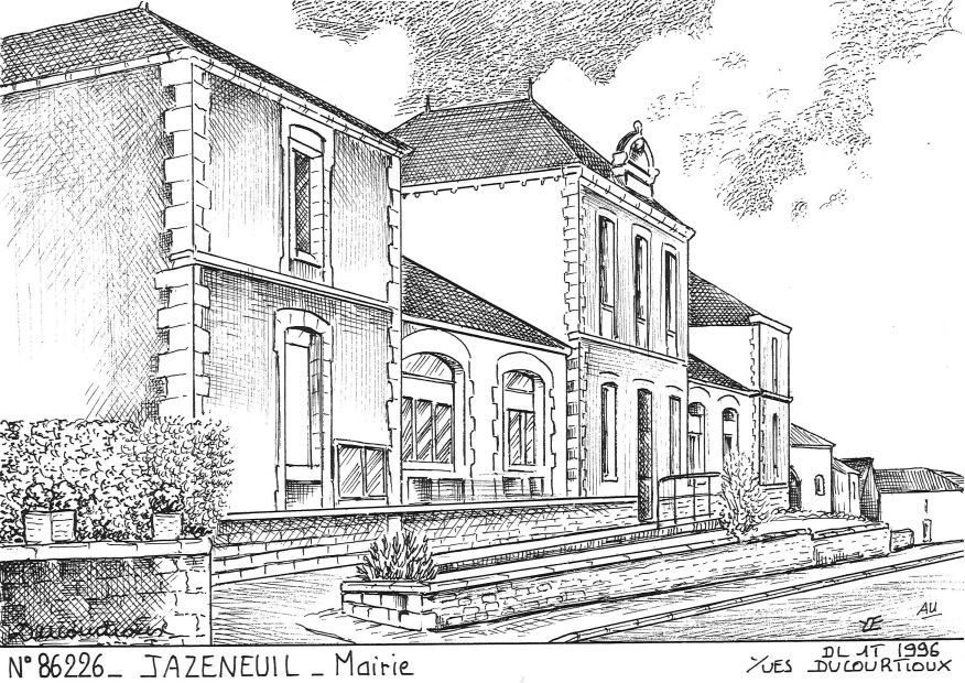 N 86226 - JAZENEUIL - mairie