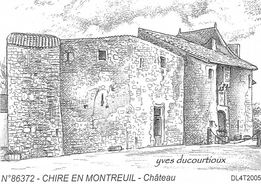 N 86372 - CHIRE EN MONTREUIL - ch�teau