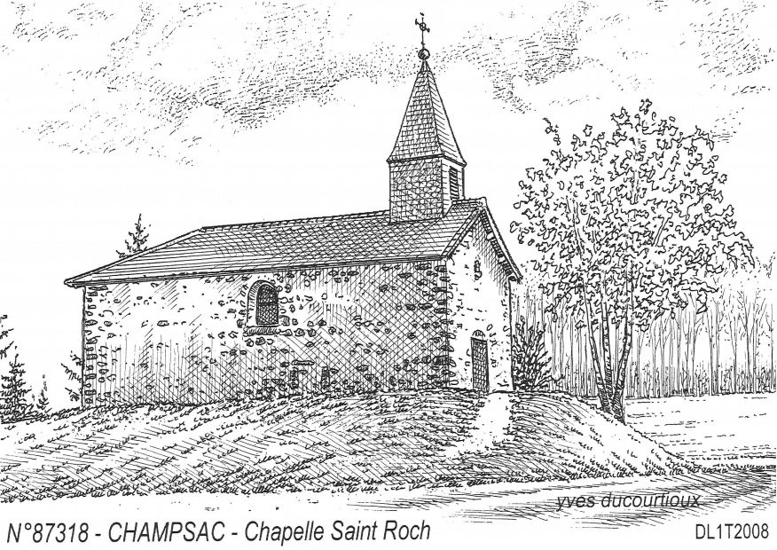 N 87318 - CHAMPSAC - chapelle st roch