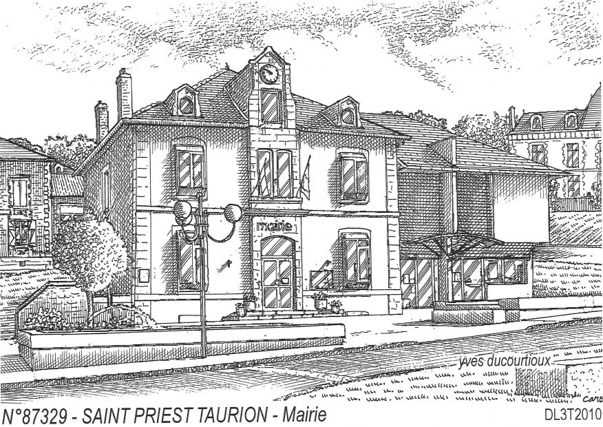 N 87329 - ST PRIEST TAURION - mairie