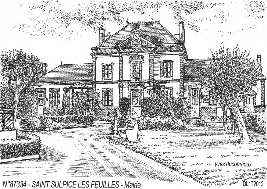 N 87334 - ST SULPICE LES FEUILLES - mairie