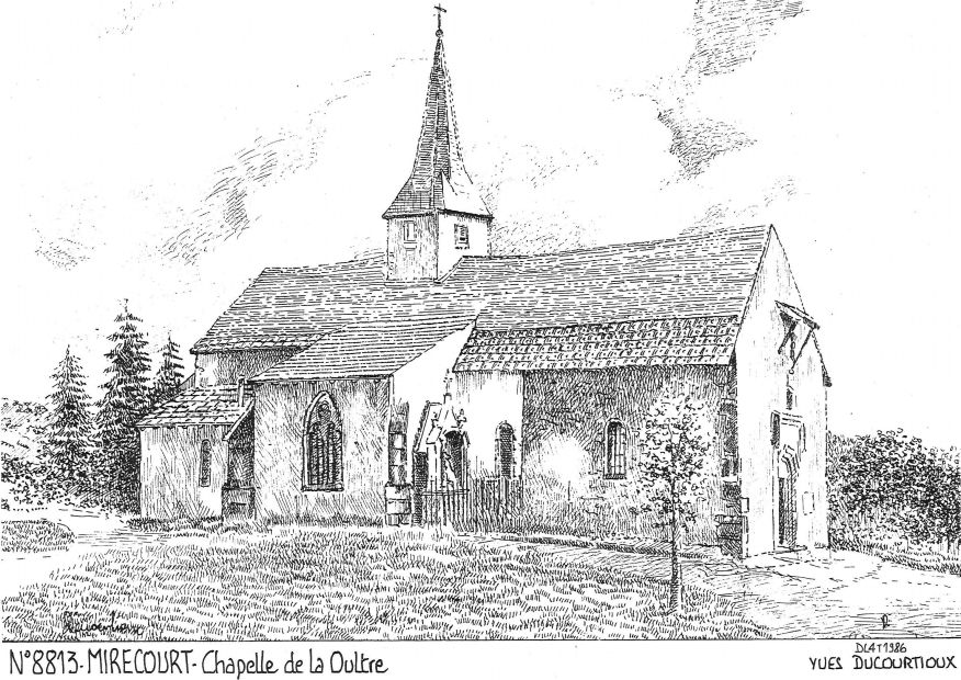 N 88013 - MIRECOURT - chapelle de la oultre