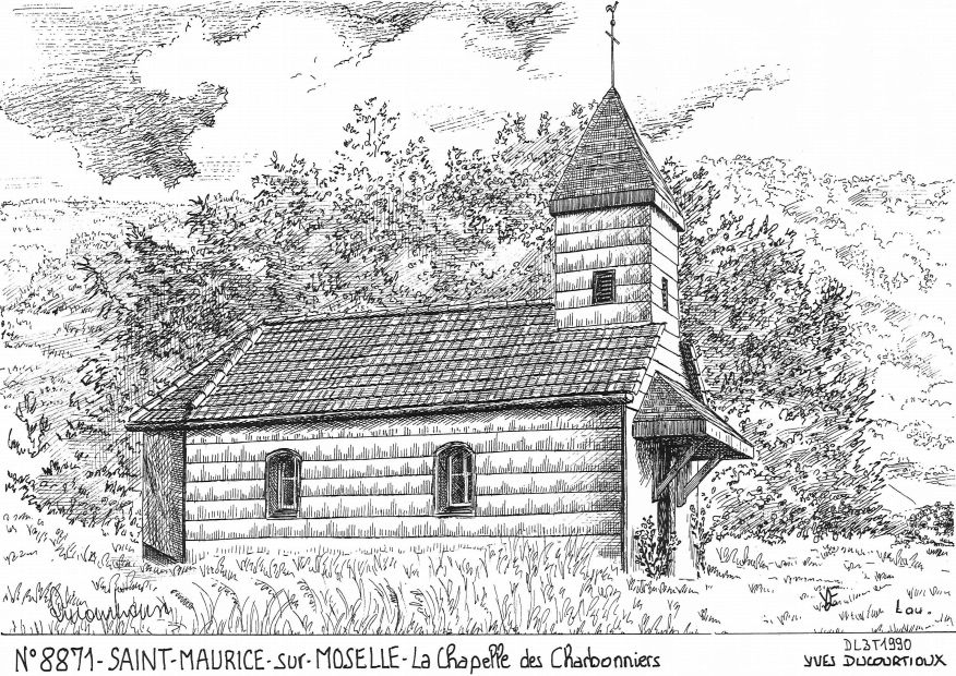 N 88071 - ST MAURICE SUR MOSELLE - la chapelle des charbonniers